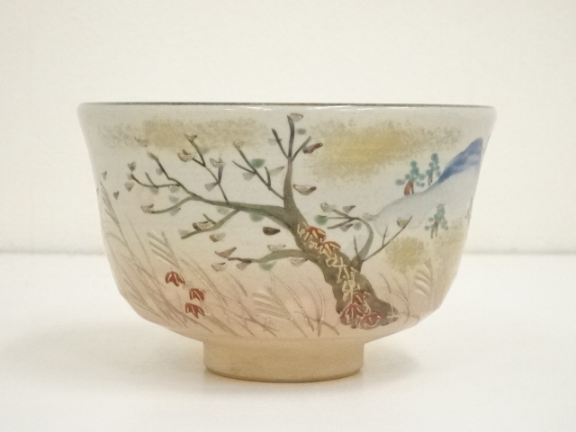 茶道具 京焼 雲錦茶碗 小碗 時代物(LC727) 茶道具 京焼 雲錦茶碗 小碗 時代物(LC727)